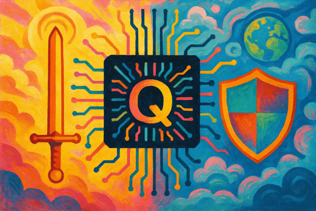 Quantum Computing: A Double-Edged Sword for Global Security